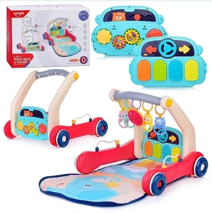 Новий!!!розвивальний центр Huanger 2 in 1 Piano Rack & Walker.