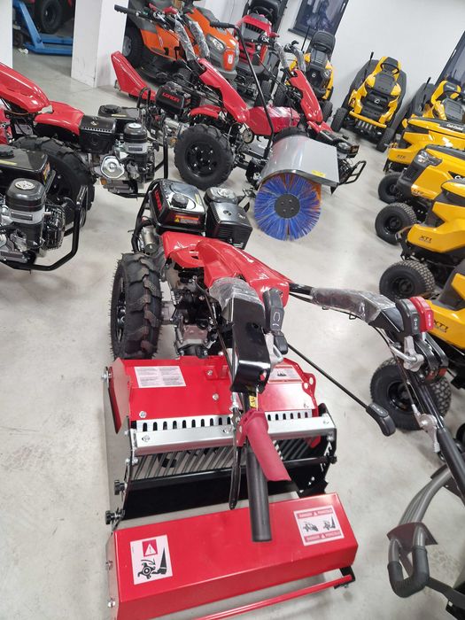 Traktor jednoosiowy MT770 z glebogryzarką separacyjną MOKRE SPRZĘGŁO