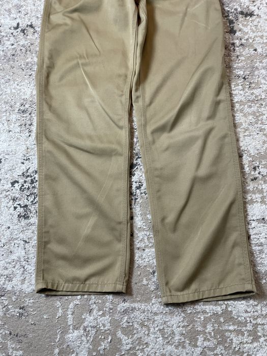 Spodnie materialowe cargo bezowe carhartt baggy vintage W28L32