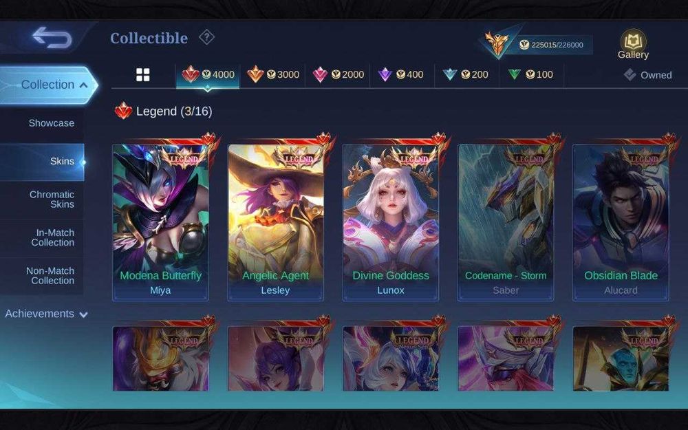 Продам ТОП акаунт Mobile Legends