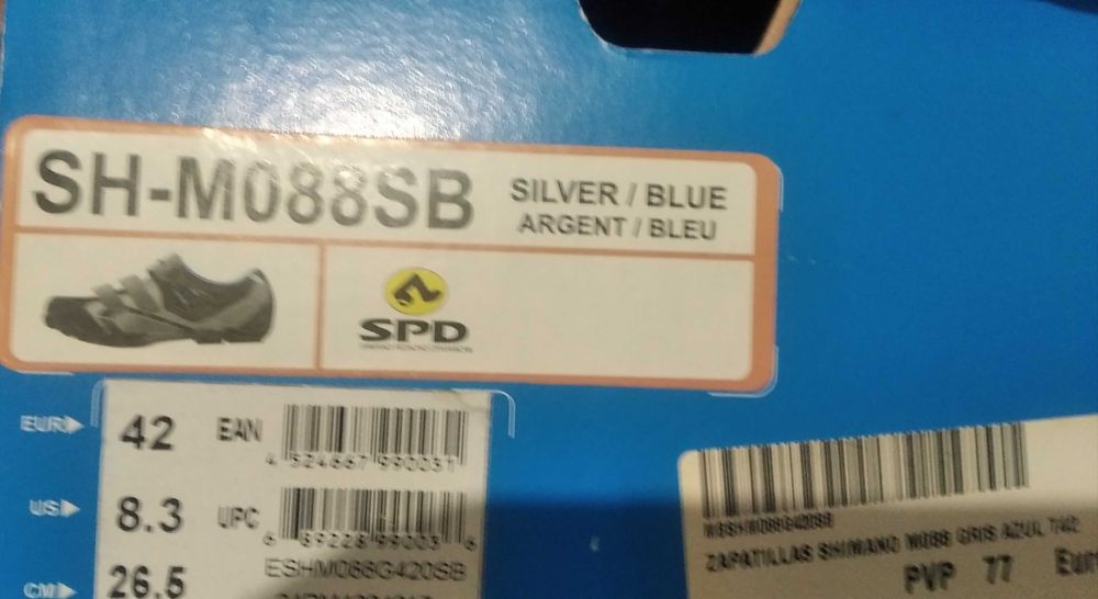 Tennis Shimano para btt SPD 
Tamanho 42 promoção
