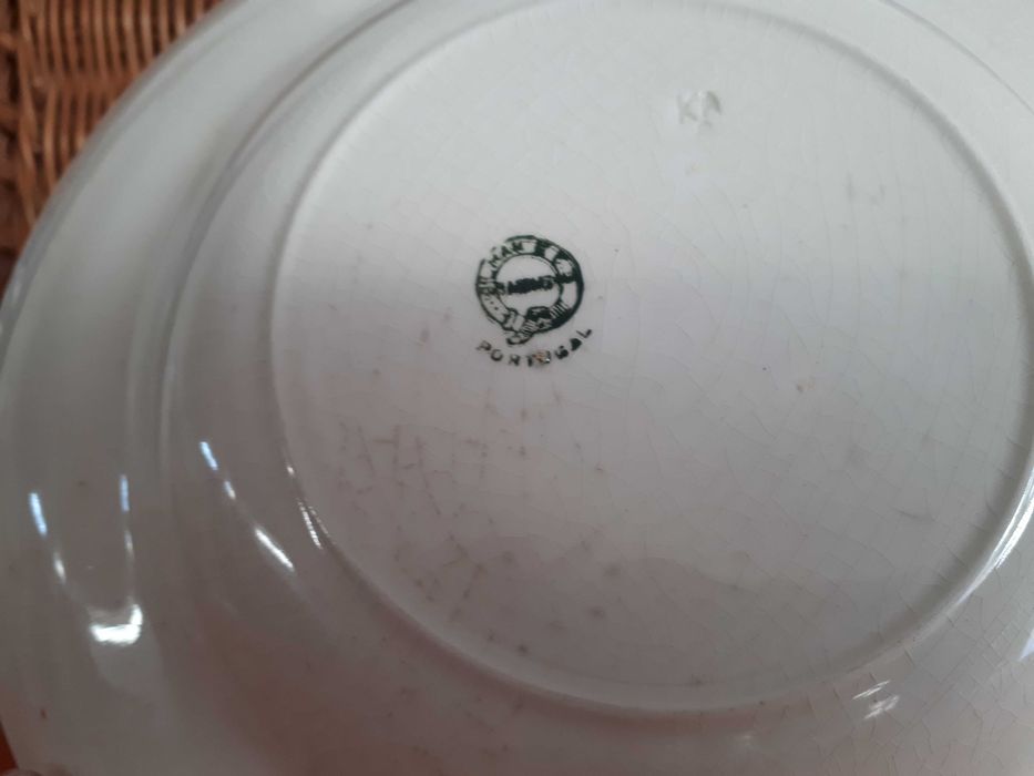 Prato sopeiro antigo da fábrica de Sacavém Gillman #