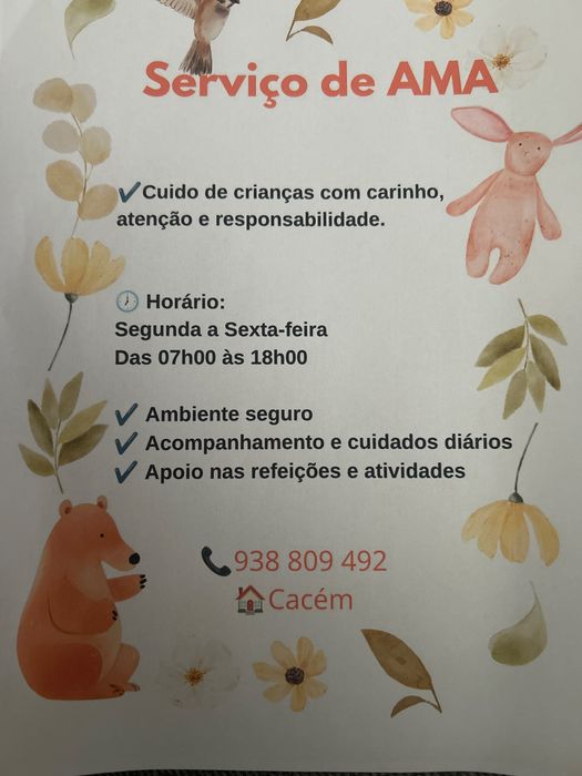 Serviço de ama