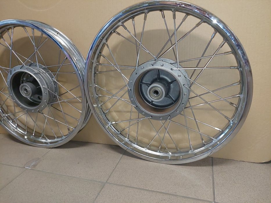 Odrestaurowane jak nowe kola kpl wsk125 r18 wycentrowane pl