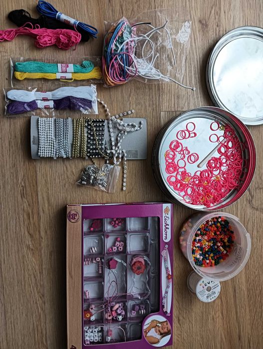 Material para fazer pulseiras/fios infantis