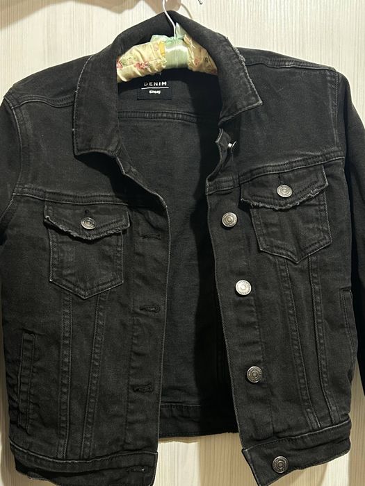 Джинсова куртка чорна