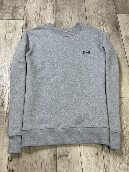 Everlast кофта свитер S-М размер толстовка на флисе серая