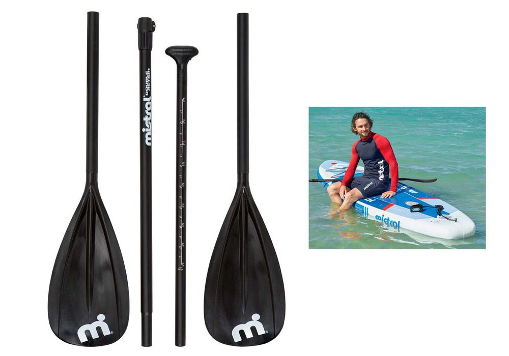 Mistral wiosło SUP 2-funkcyjne składane stojące + kajak 2w1