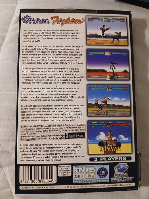 Virtua Fighter - Sega Saturn