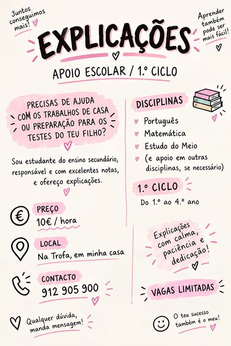 Explicações 1 ciclo