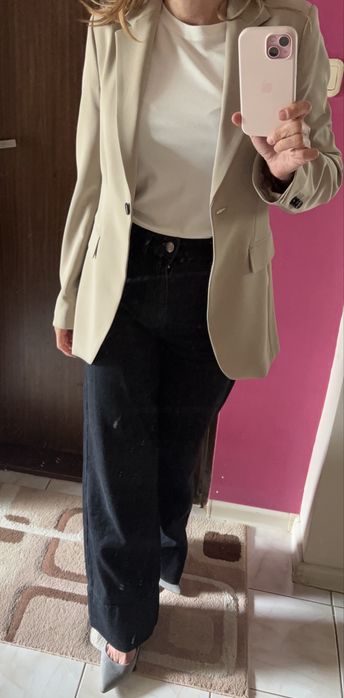 Marynarka H&M 36 beżowa