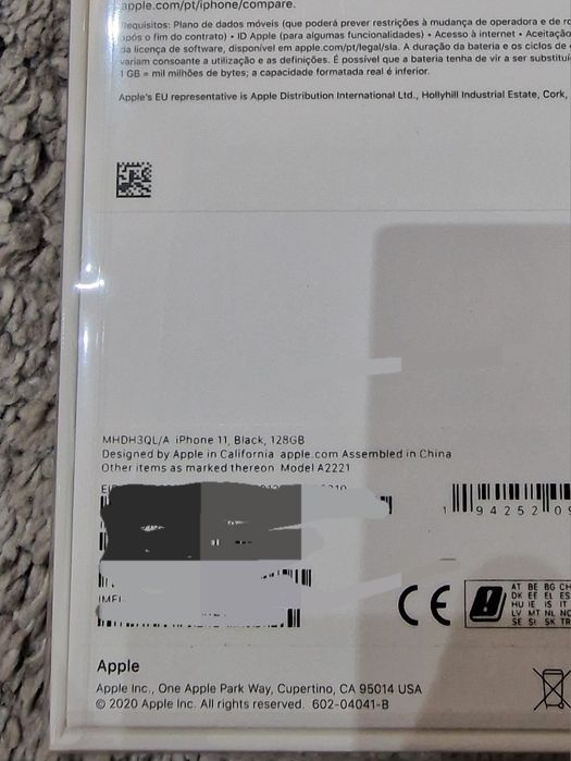 iPhone 11 Black 128GB - Novo