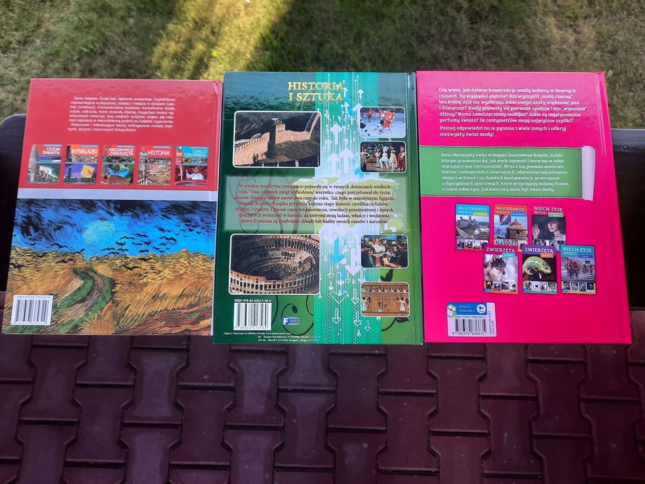 zestaw książek sztuka