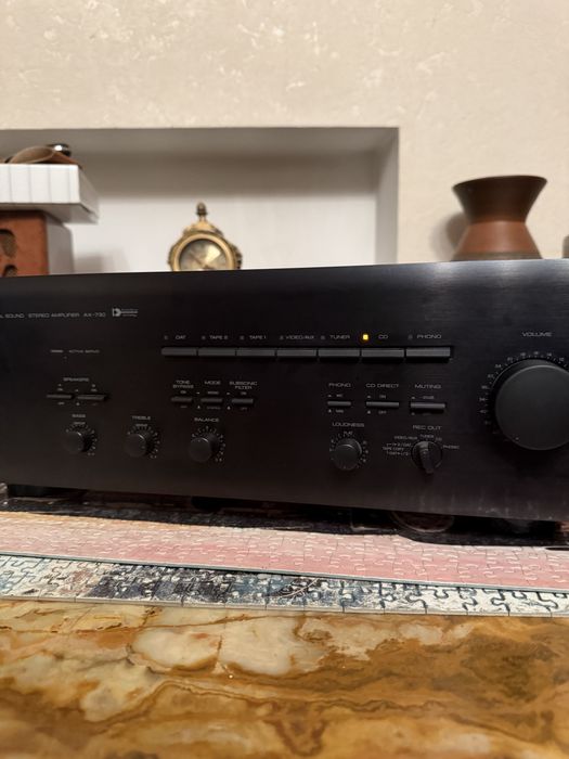 Класичний Стерео Підсилювач Yamaha AX-730 / Японія/12кг./150вт.канал