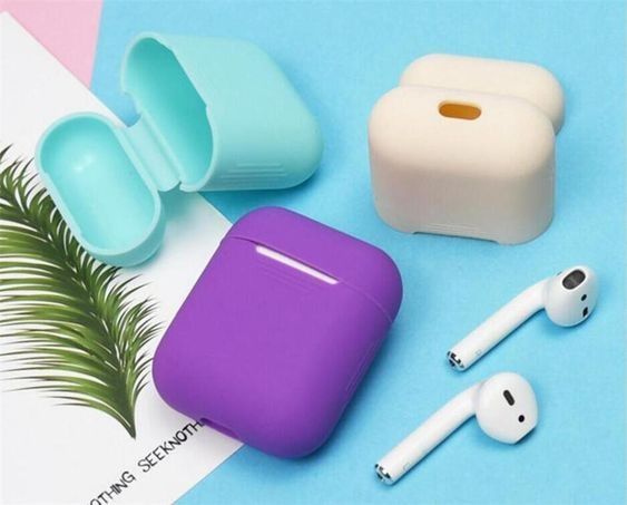 Силіконовий чохол кейс для навушників AirPods аірподс 1/2