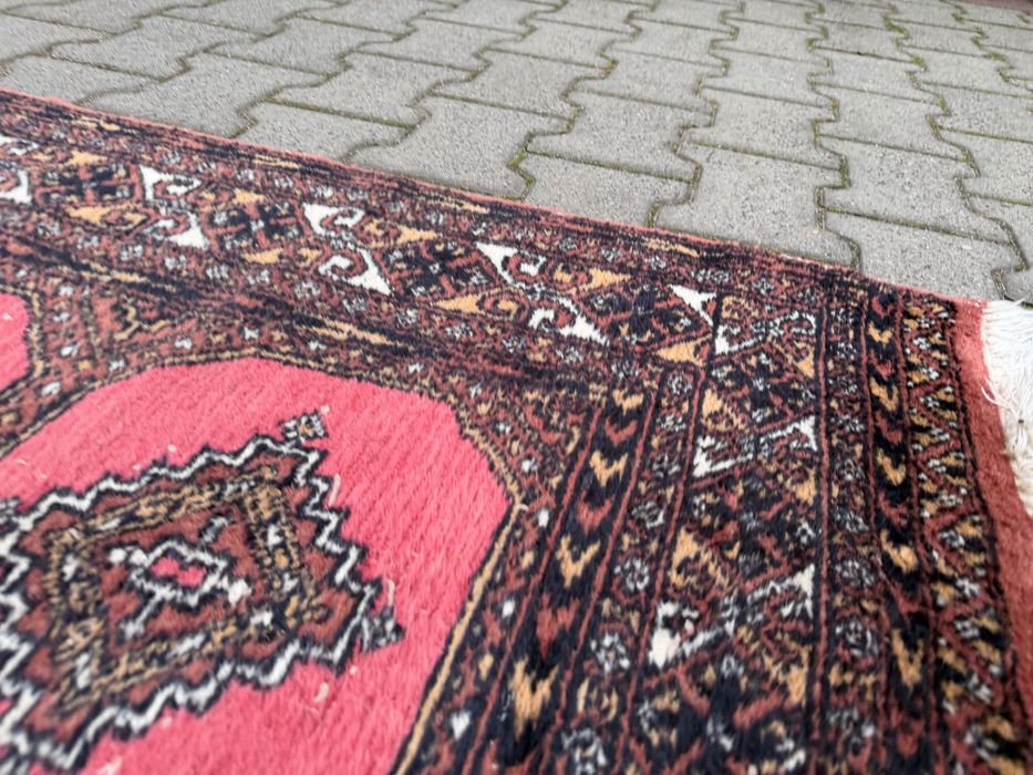 Dywan perski Buchara Chodnik 260x80 ręcznie tkany vintage długi