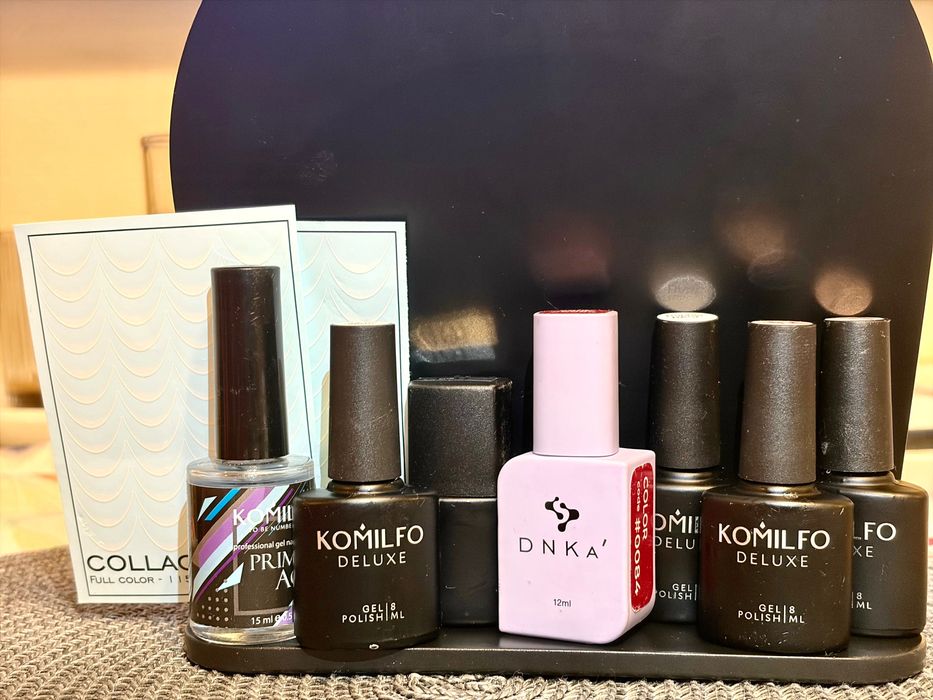 Zestaw do manicure hybrydowego –Comilfo, DNKa, Moon