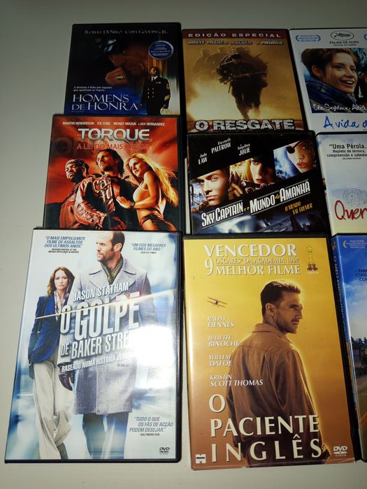 Vários dvd's, alguns sem estar abertos