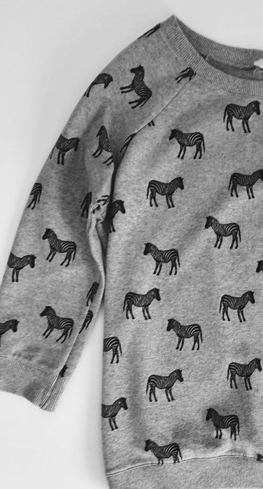 Bluza dziewczęca w zebry