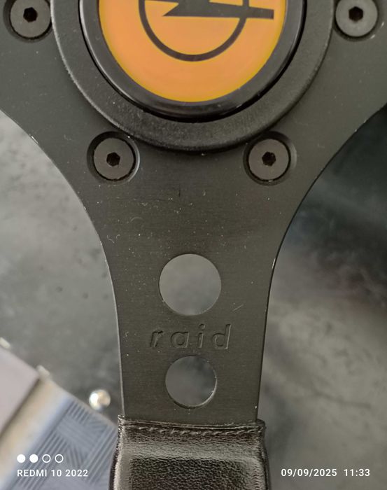 Volante RAID + Cubo Ektor + Centro Buzina Opel