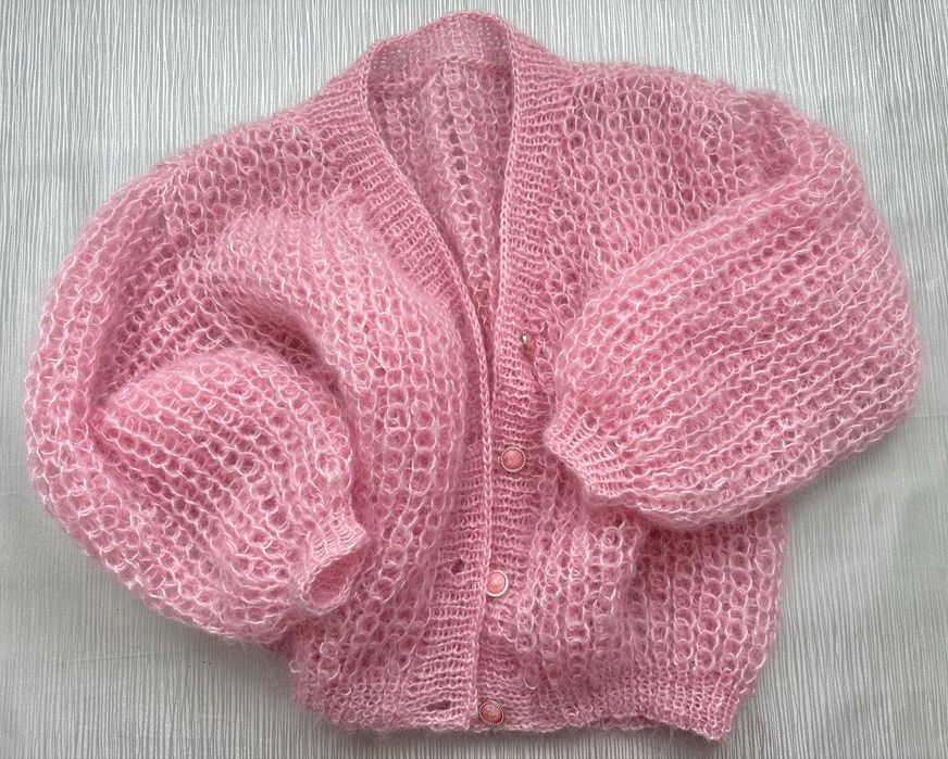 Вʼязаний кардиган ручної роботи