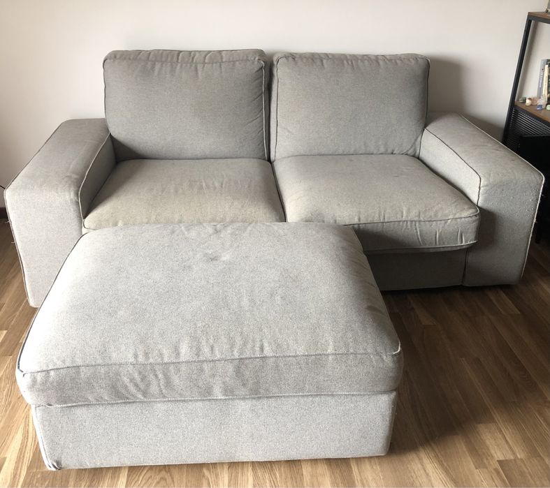 Sofá  + repousa-pés IKEA