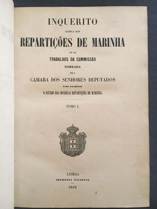 Inquérito acerca das Repartições de Marinha (1856)