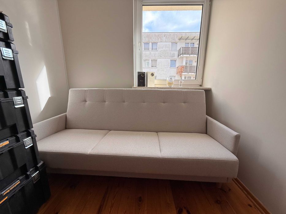 Nowa kanapa beżowa z Agata Meble