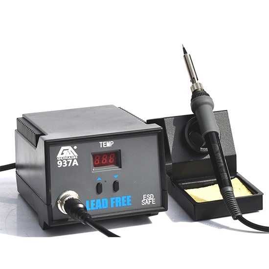 Паяльна станція Gunaisi GS937a  GS936 паяльник 60вт керамический PTC