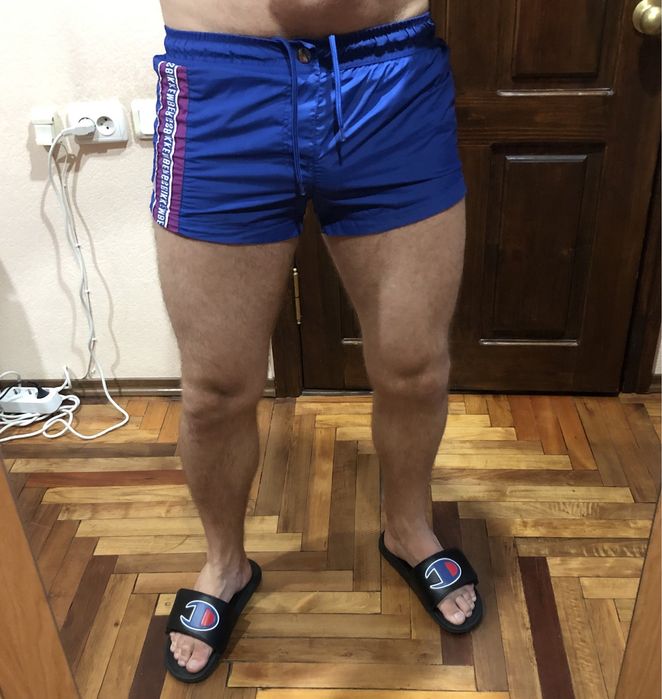 Крутейшие пляжные, спортивные мужские шорты Bikkembergs оригинал