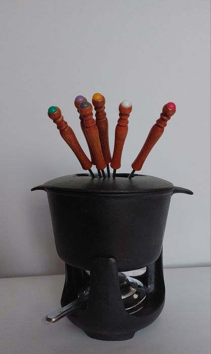 Nowy zestaw do fondue czekolady sery miesa