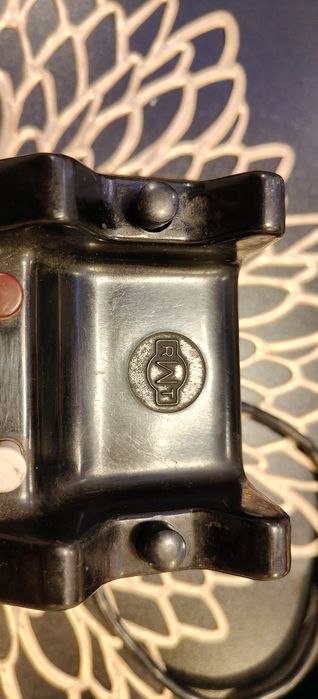 PRL telefon ebonitowy stary