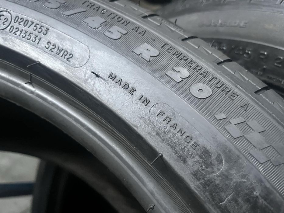 255/45/20 R20 Michelin Pilot Spor 4шт нові