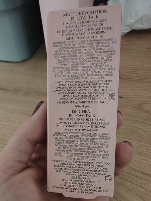 Charlotte Tilbury Pillow Talk lip kit