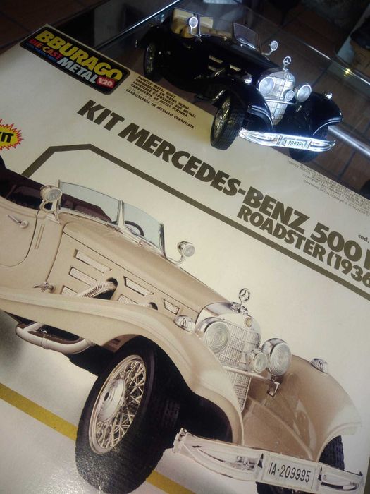 Kit Metal 1:20 BBURAGO - Mercedes 500K roadster