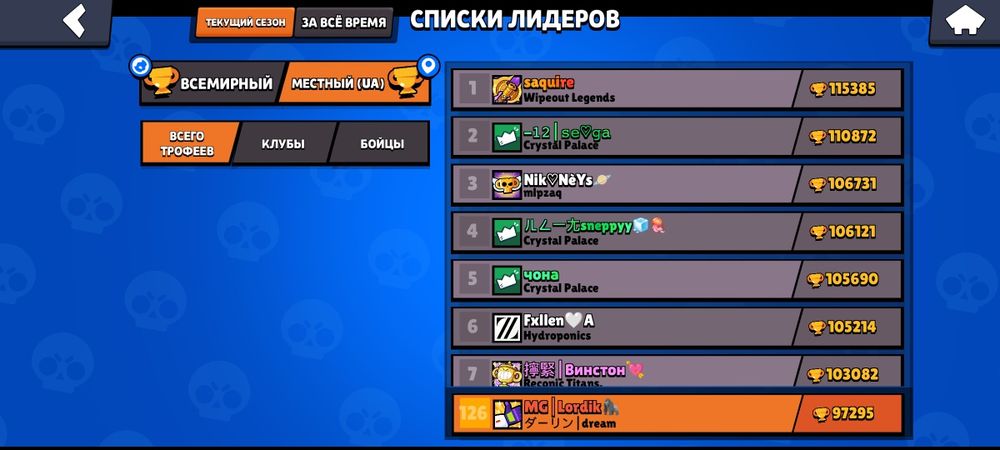 Лучший акк бравл старс