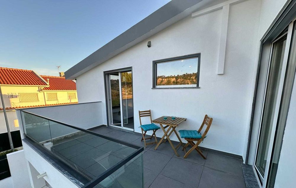 T2 para FÉRIAS NA COSTA DA CAPARICA (Varanda exterior)