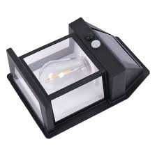 Lampa solarna na ścianę 4 szt min