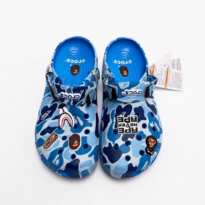 В НАЯВНОСТІ Crocs x Bape | крокси бейп | кроксы A Bathing Ape