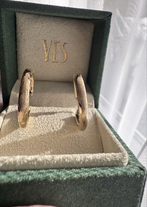 Złote kolczyki 585 14k sliczne