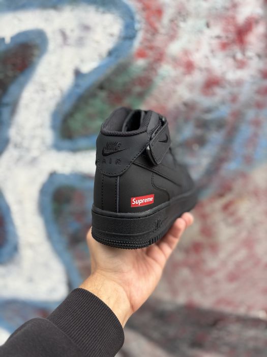 Кросівки Nike Air Force 1 x supreme High Black