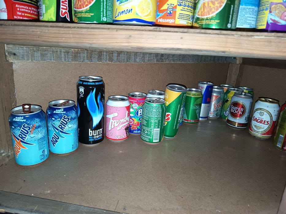 Coleção: lata bebida antiga anos 90 sumo ou cerveja