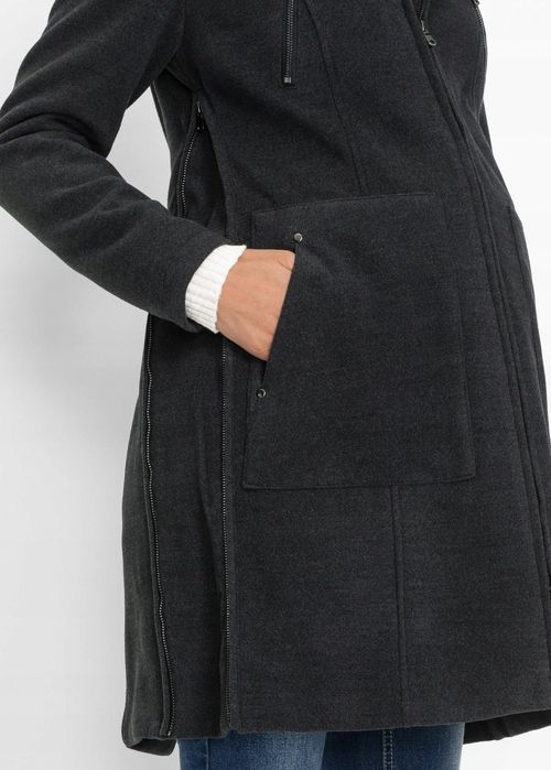 Płaszcz ciążowy i do noszenia dziecka z przodu i z tyłu L 40