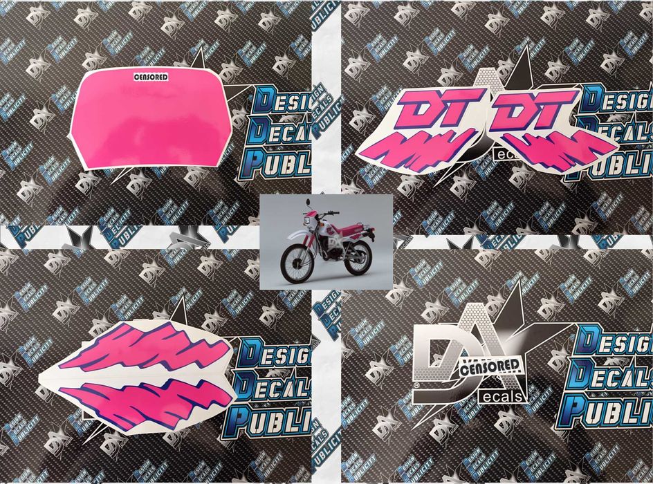 Autocolantes Yamaha DT 50 -- 1992