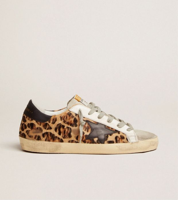 Кеди golden goose леопард шкіра