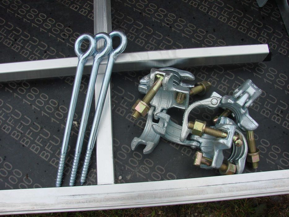 Nowe rusztowanie 25m2 podesty komunikacyjne alusklejka 3m