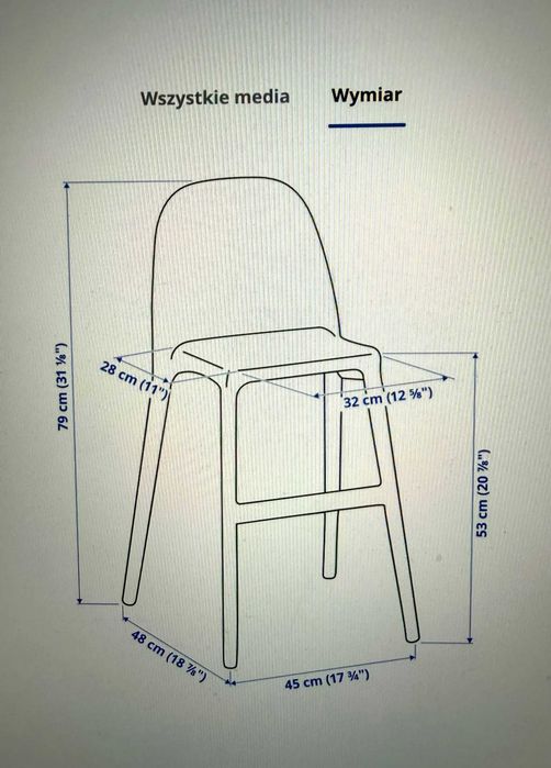 krzesło dziecięce URBAN