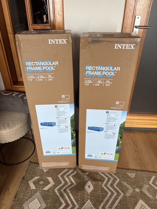 Piscina desmontavel 300x200x75 cm e capacidade de 3.834 litros NOVA