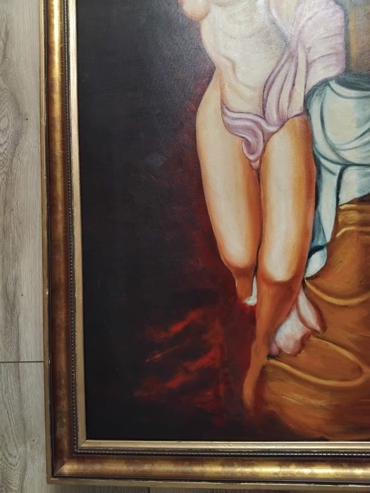 Obraz olejny na płótnie, 60cm x105cm