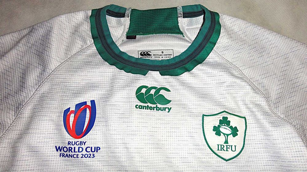 IRELAND RUGBY - CCC - WORLD CUP FRANCE 2023 - Oryginalna Koszulka Reprezentacji - Rozmiar S / M